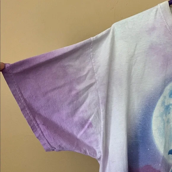 Vintage Purple Dolphin tie dye Graphic T-Shirt by The Mountain - Picture 5 of 9